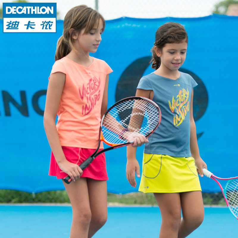 迪卡侬 女童裙裤 儿童青少年春夏网球裙速干短裙运动裙子ARTENGO