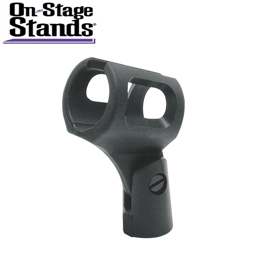 On-Stage MY110 Soft Rubber Universal Microphone Clip Microphone Clip Microphone Accessories Microphone Clip