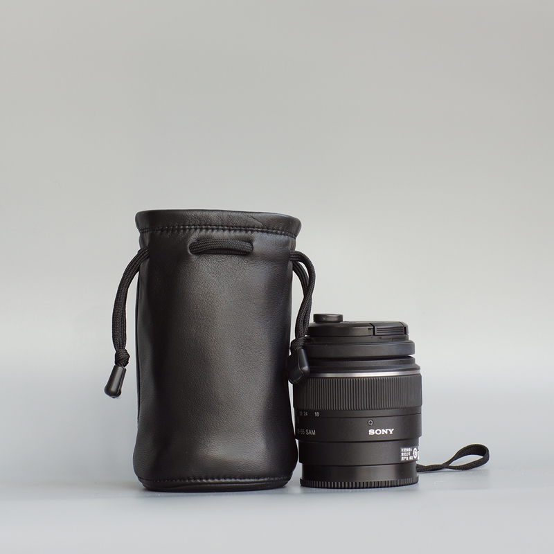 1bag genuine leather Leica lens bag Leica lens bag shockproof anti-friction handmade sheepskin custom