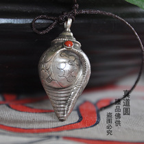 925 Silver Conch Conch Necklace Nepal Exquisite Conch Conch Silver Conch Necklace Pendant