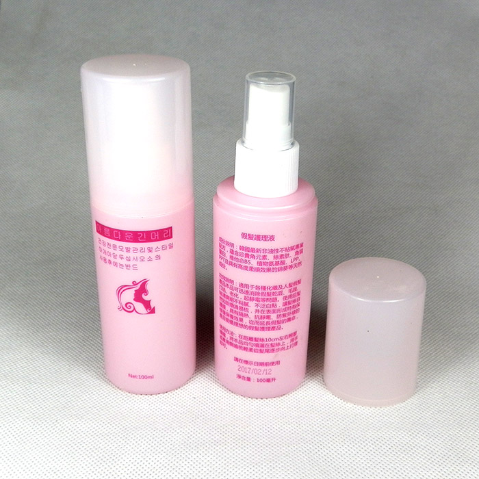 Wig special care liquid wig anti-manic dry and anti-static softener wig anti-knotting maintenance liquid