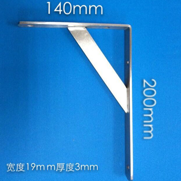 Stainless Steel Goods Bracket Five Gold Triangle Carriage Entrusted With Wall Corner Yard rack accessories 90-degree bracket