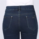 Mẹ tải mùa thu cộng với phân bón XL quần jean cạp cao thẳng 50 phụ nữ trung niên kéo dài quần dài 40 tuổi 45 thời trang nữ Quần jean