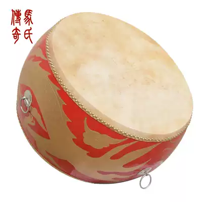 Ma's legendary high-quality 36-inch painted golden dragon drum, dragon battle drummer worker painted dragon pile golden dragon drum 1 2 meters