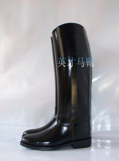 Italian Bright Leather Boots [Professional Production of Tianjin Yingcai Riding Boots]