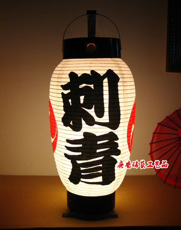 Japanese bow lamp paper lantern Dining room cuisine decorated festive temple wall lamp home tattoo