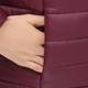 Áo khoác lông cho nữ trung và già mùa đông màu áo khoác mẹ ngắn dây kéo nhẹ xuống cotton 40-50 tuổi áo dạ trung niên Phụ nữ cao cấp