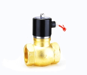 ZQDF everclosed full copper coil high temperature steam wire buckle solenoid valve 220V without pressure zero pressure open DN15 -50