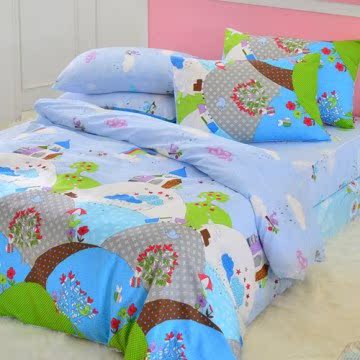 英国Abelia 加大四件式纯棉被套床包组MIT台湾官网直邮进口