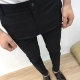 Influx nam phiên bản Hàn Quốc của Slim đen co giãn bó chân thường xuyên quần xã hội anh chàng nhanh tay lưới đỏ quần thanh quần jean nam rách Quần