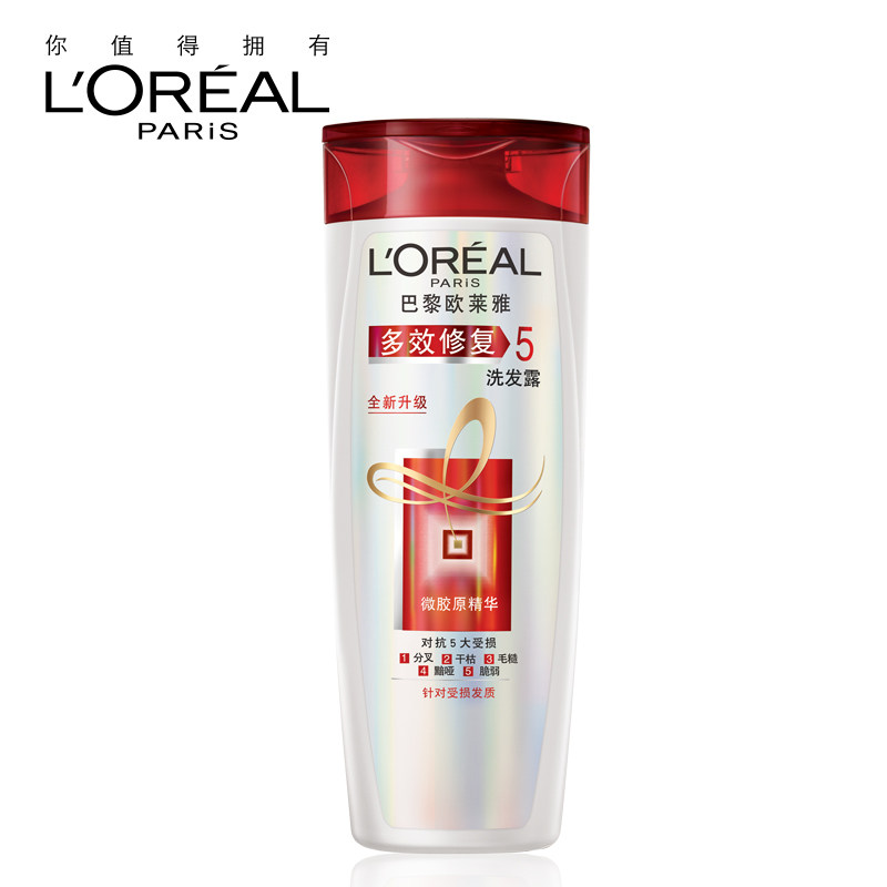 【天猫超市】欧莱雅洗发水 多效修复洗发露 400ml 正品洗发水