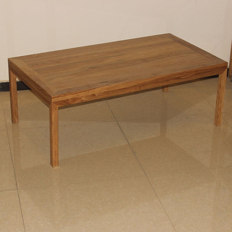 Old elm large tea table simple and simple solid wood tea table modern Chinese tea table tea table tea table log kung furniture