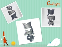  Suitable for Lifan 320 520 620720X50 Timing cover shell Engine belt cover tensioning wheel cover