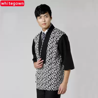 Korean chef's uniform Japanese waiter overalls Japanese cuisine clothing dining room uniforms men and women kimono sushi clothing