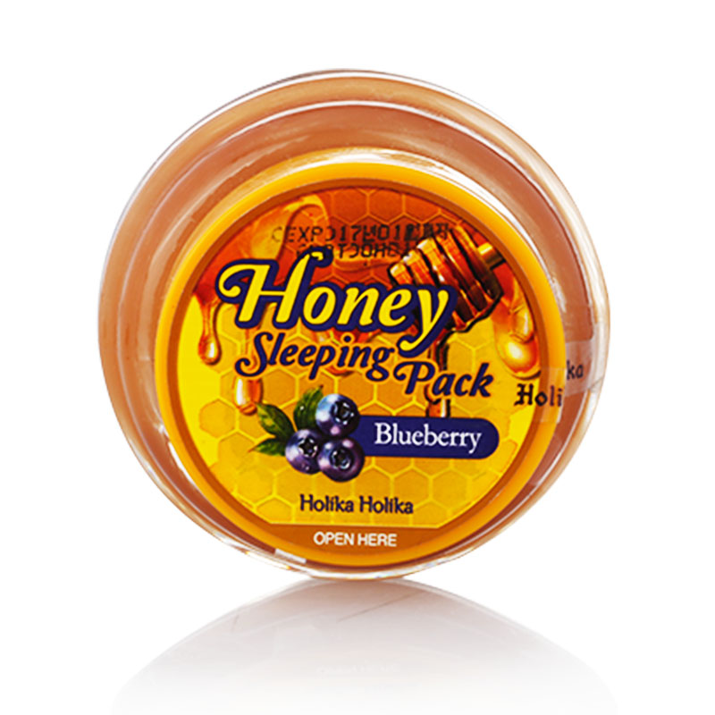 Holika Holika蜂蜜睡眠免洗面膜90ml蓝莓美白保湿嫩肤韩国
