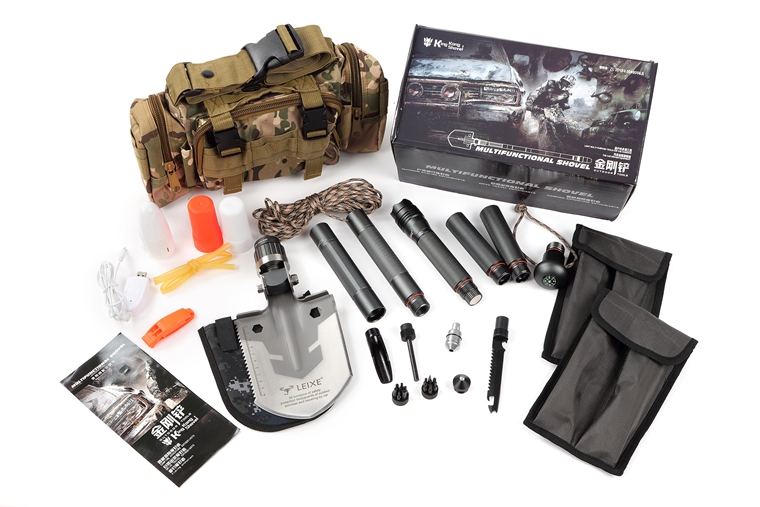 (Crown Boutique) Thunder Scorpion Hardcover King Kong Shovel Multifunctional Engineer Shovel Outdoor Shovel Wild Survival Shovel