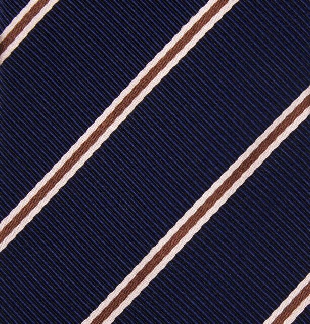Kingsman the Golden Circle +Drake's 8.5cm Stripesd Silk Tie in Stock