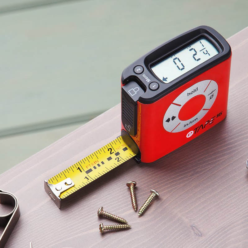 US eTape16 digital tape measure digital tape measure 5 m foot cm switch