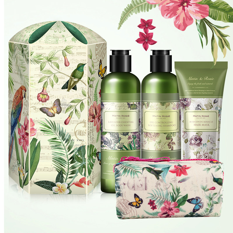 无硅油控油柔顺洗发水30秒奇迹发膜精油沐浴露 便携洗护旅行装