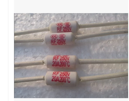 High quality 200 degree 20A rice cooker fuse RF series thermal fuse 20A 200 degree 230 degree 250V