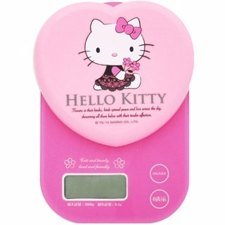 Hello Kitty Taiwan Made in MIT heart-shaped family with electronic cuisine scales-ladies' money-Taobao