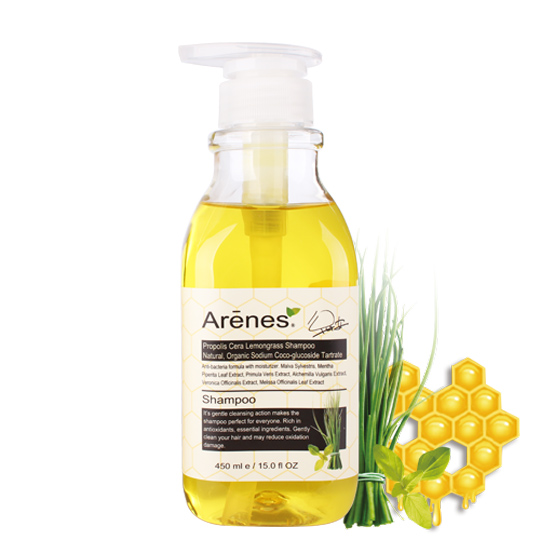 台湾官网直邮进口【Arenes】蜂胶柠檬草洗发露(450ml)