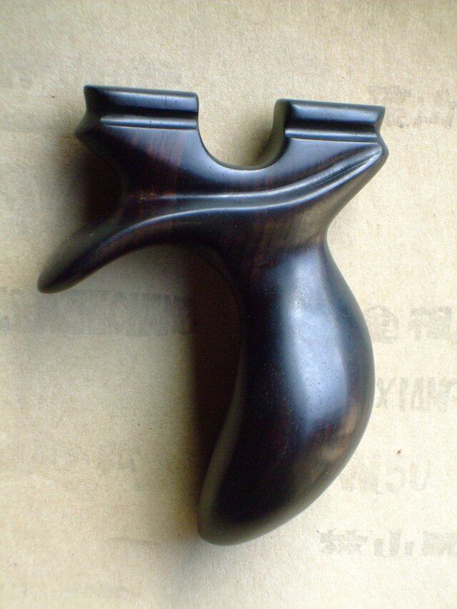 Red Wood Slingshot Black Sandalwood Slouch Upscale Pure Hand Slingshot Child Toy Outdoor Supplies
