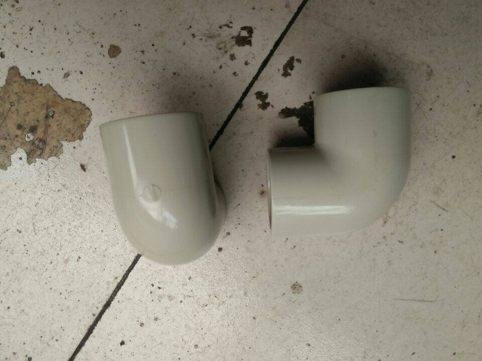 PPH plastic pipe fittings PP hot melt elbow PPH plastic elbow acid and alkali resistance high temperature resistance 32mm DN25 1 inch