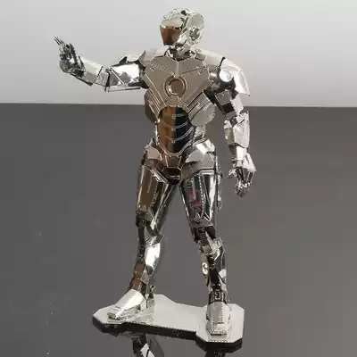 New metal puzzle DIY assembly model 3D three-dimensional IRON MAN IRON MAN ornaments toy