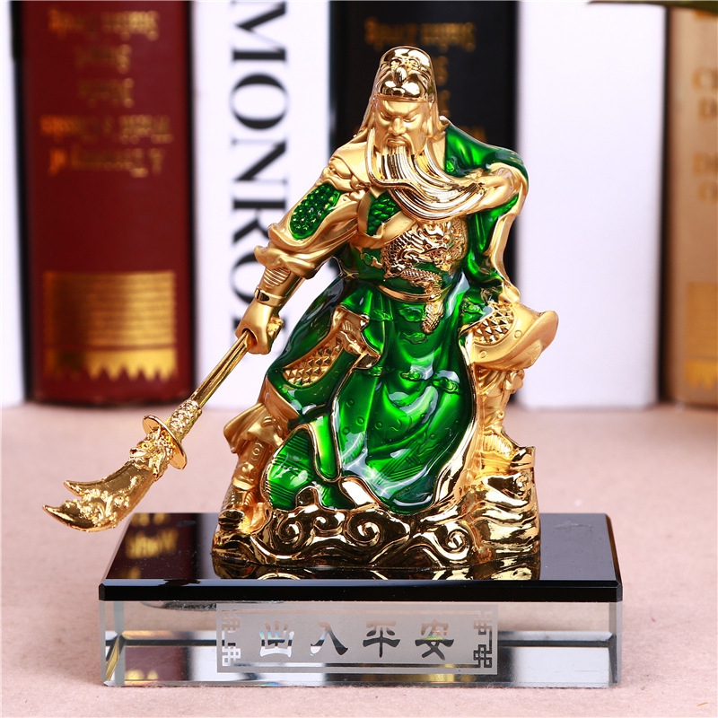 汽车摆件关公车内饰品创意车载关羽车饰车上香水座式小车用品装饰