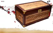 Elm hộp gỗ hộp elm hộp váy cưới hộp rắn gỗ chống côn trùng lưu trữ hộp thư pháp và bộ sưu tập tranh - Cái hộp