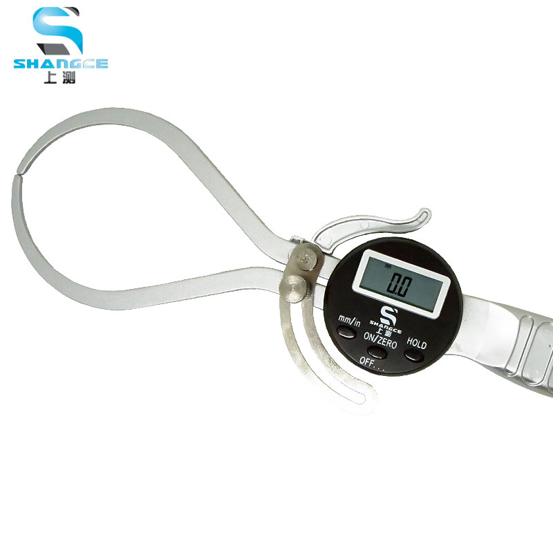 Upper measurement digital display external caliper digital display thickness gauge 0-150mm large range external caliper long claw thickness gauge 0 1