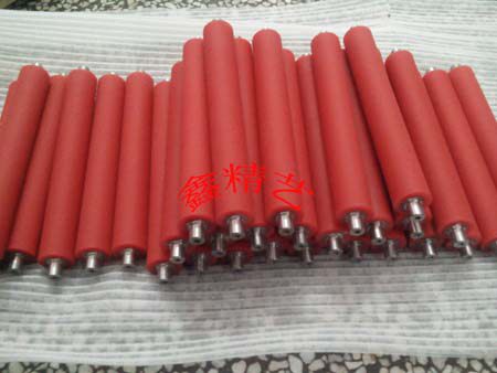 Customized processing Polyurethane rubber roller Silicone roller Rubber roller Packaging machine rubber roller Bearing rubber
