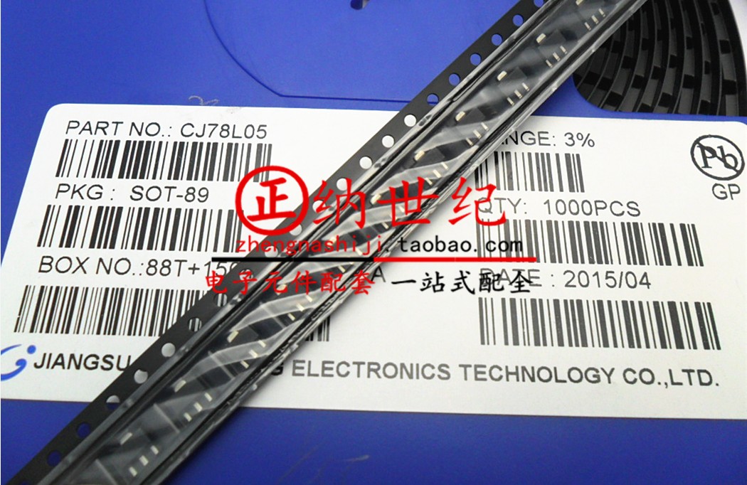 78L05 78L05 SOT-89 CJ78L05 CJ78L05 patch three-end voltage regulator tube brand new 1 disc 1000