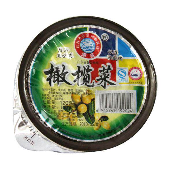 潮盛橄榄菜酱菜咸菜112g/碟