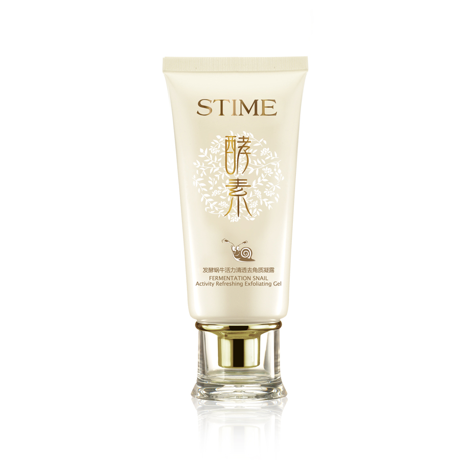 STIME/生态美发酵蜗牛活力清透去角质凝露面部去角质去死皮洁面