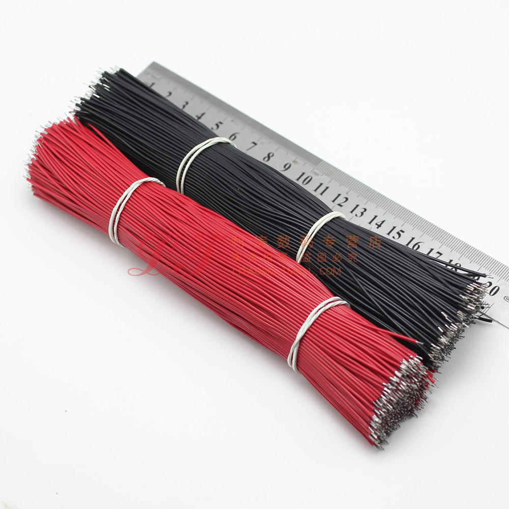 Lead Two Ends Tinned Electronic Wire Flying Wire Jumper Breadboard Connection Thread 28 # 24 # Color 1007
