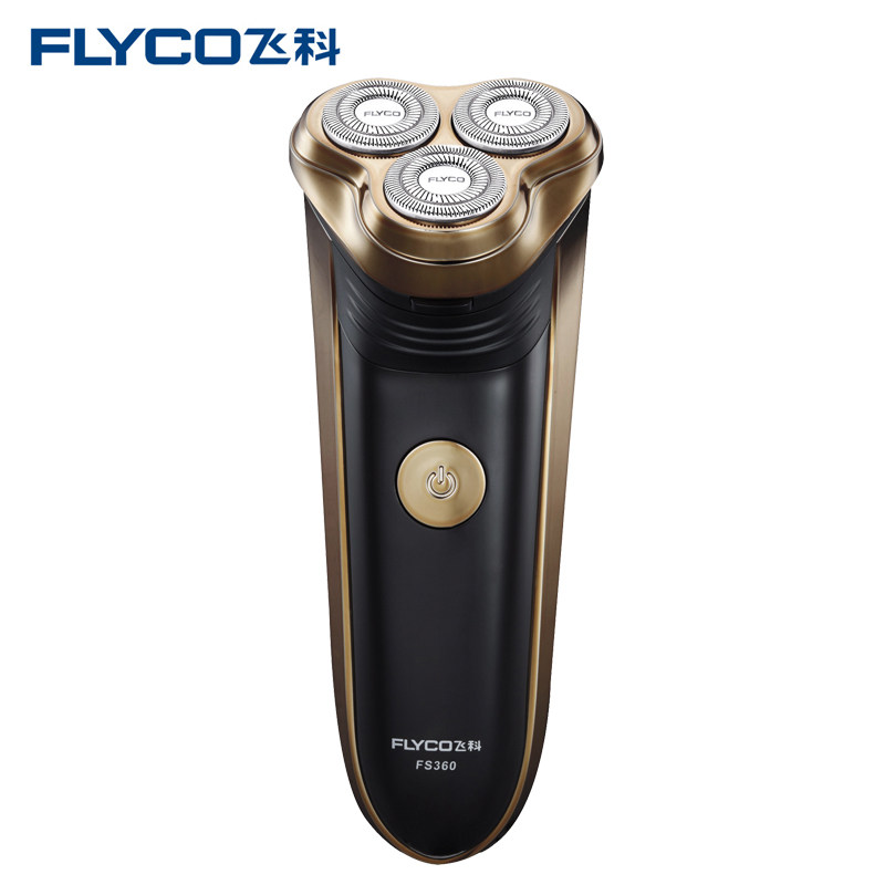 【天猫超市】飞科剃须刀充电式电动带鬓角刮胡须子刀土豪金FS360