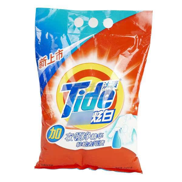 正品汰渍 全效炫白加衣领净精华洗衣粉 2.2kg袖口清洁去污