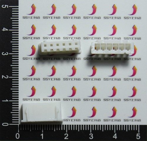 Rubber shell XH2 54-6P plug pitch 2 54MM pull-plug connector white (10)