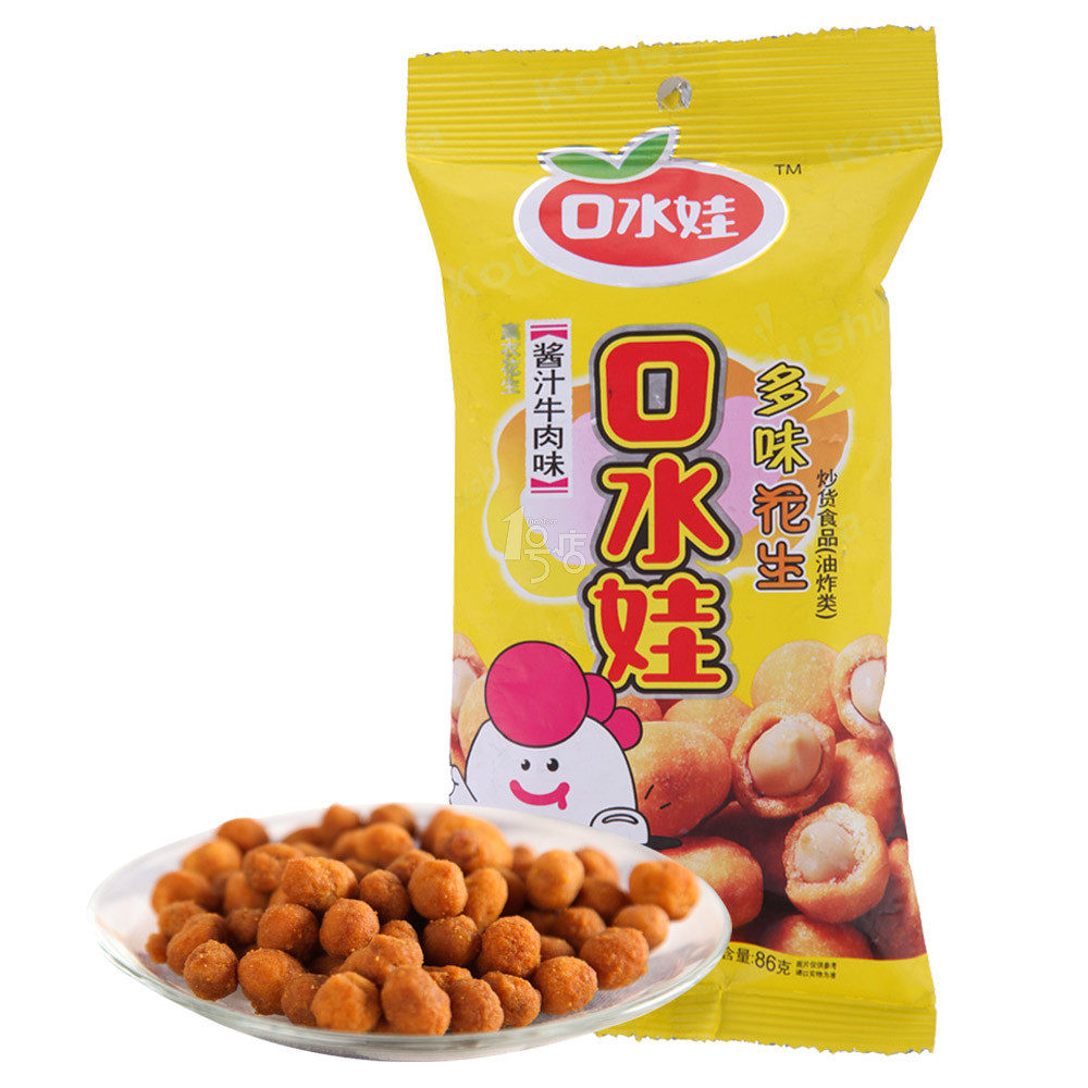 口水娃 多味花生酱汁牛肉味106g/袋