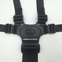 Snap five-point seat belt Childrens dining chair multi-function strap safety buckle Baby stroller adjustment buckle accessories