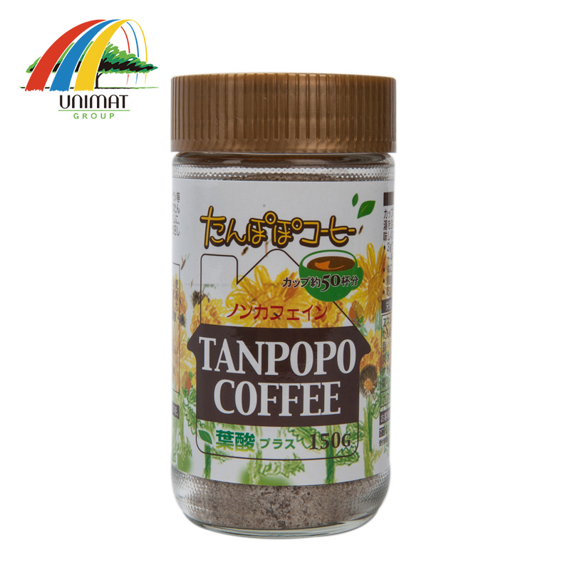 日本发unimat 蒲公英咖啡+叶酸 不含咖啡因 哺乳期可喝 150g