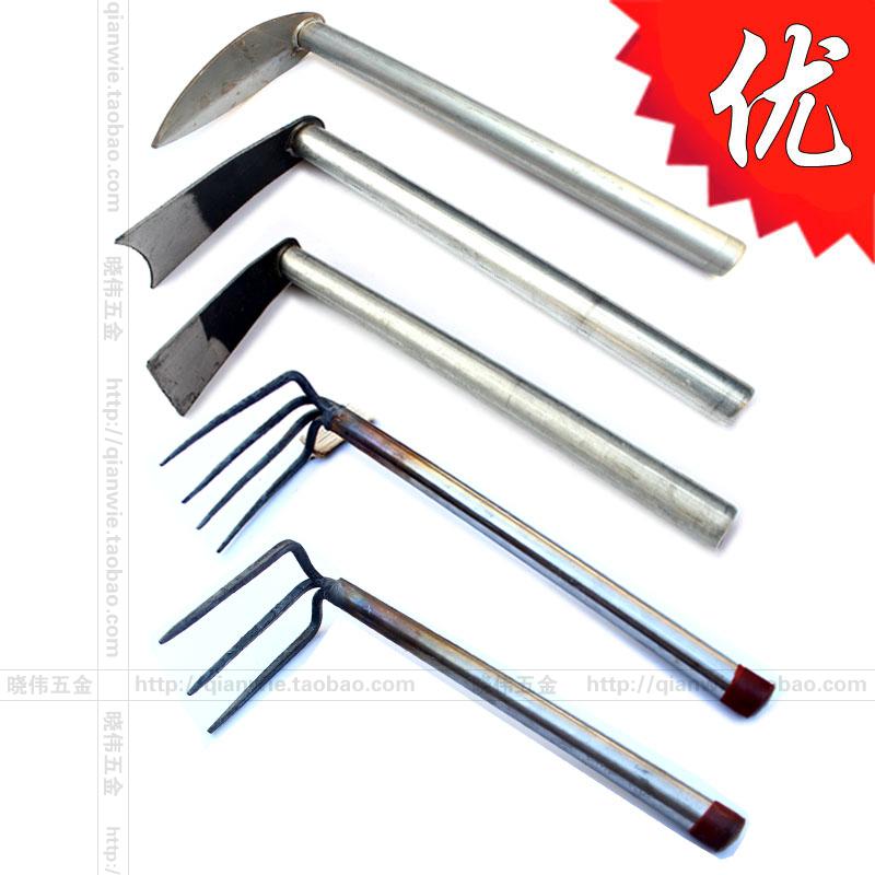 Steel pipe gardening small hoe planting seedlings hoe shovel rake shovel balcony planting vegetables garden forest tools