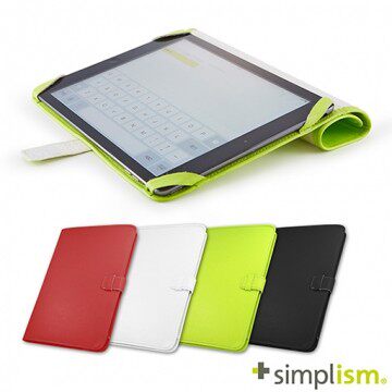 Simplism iPad Air2 超轻量侧掀皮革保护套台湾官网直邮进口