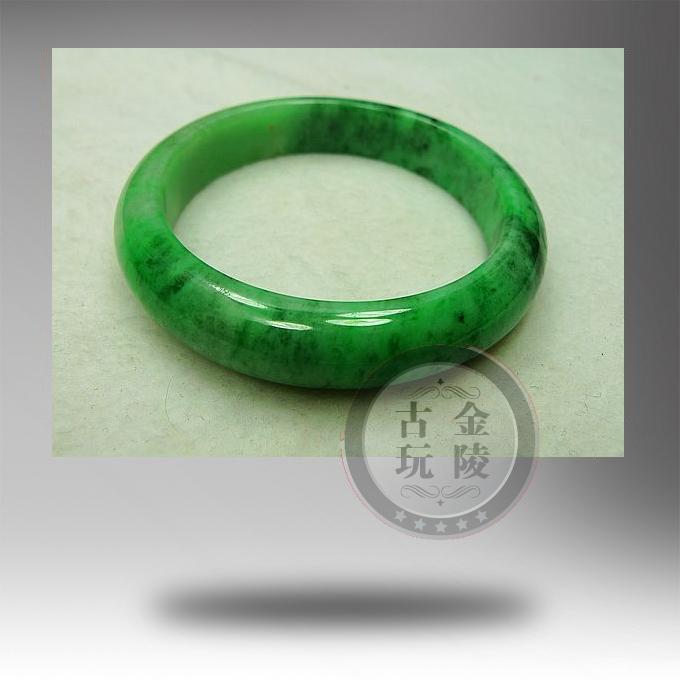 Myanmar Emerald A bracelet Emerald full green Yang green glass luster Authoritative certificate no. 0340