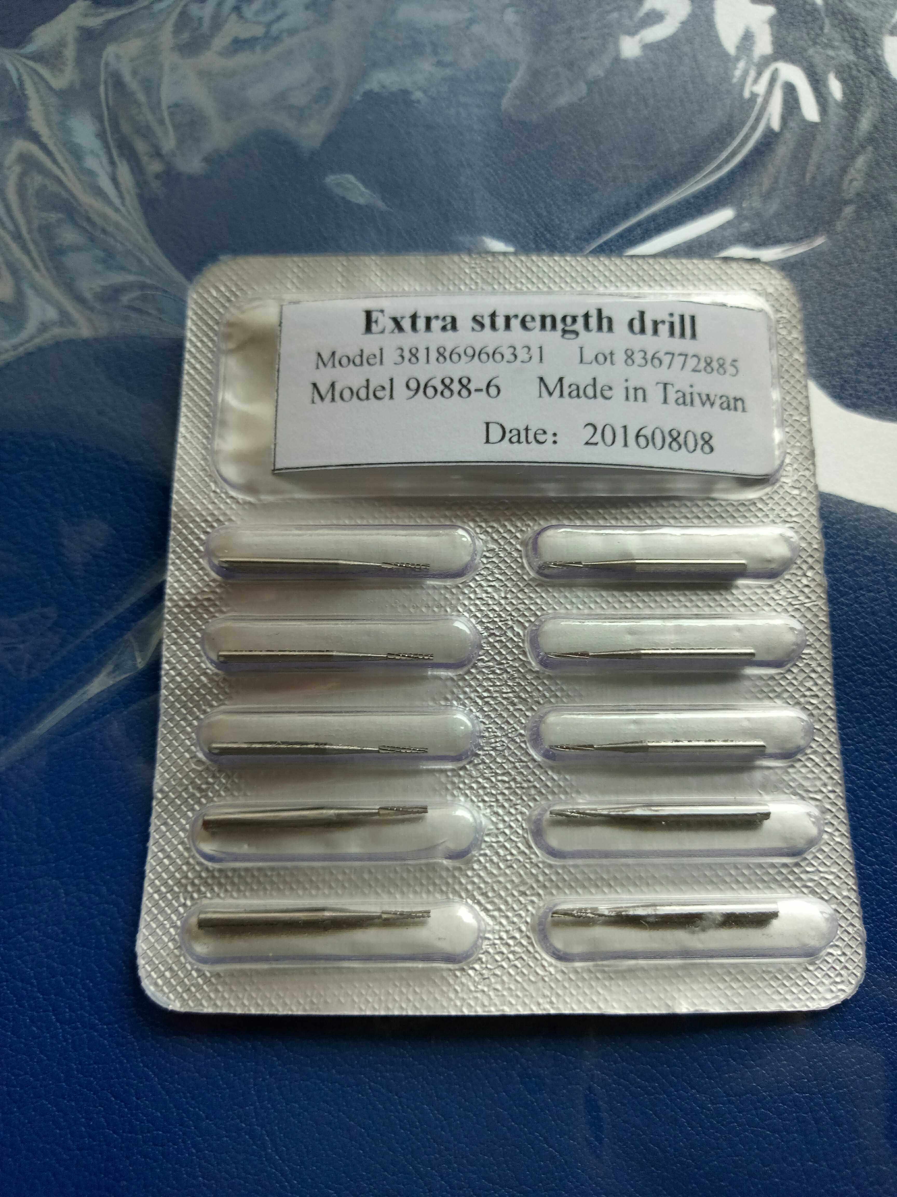 Special drill for repairing glass, glass drilling drill, glass repair drilling, conventional strengthening drill