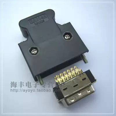 SAN-M 26P connector Mitsubishi Yaskawa 3M 10326 SCSI-26P servo joint MR-ECN1 gold-plated