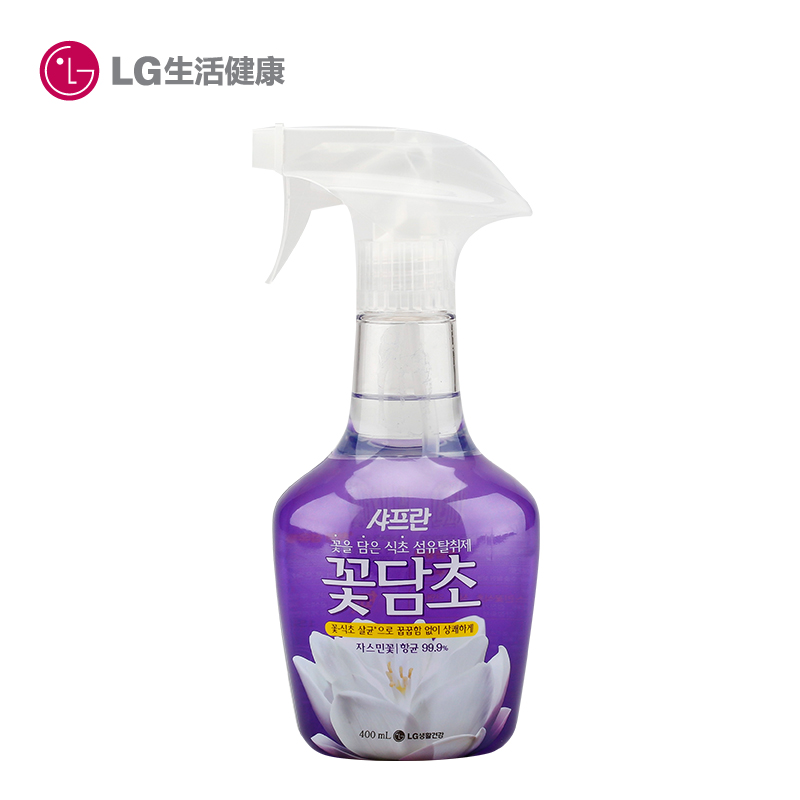 韩国LG直营正品 Saffron/舒福蓝花醋食醋纤维除味剂苿莉花香400ml
