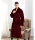 Super XL nước nhung áo choàng flannel áo choàng tắm chất béo đồ ngủ dày 6xl nhung nhung san hô dày 380 kg bộ đồ ngủ nữ cotton Night Robe